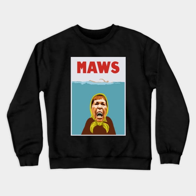 Spoof Movie Poster Crewneck Sweatshirt by TimeTravellers